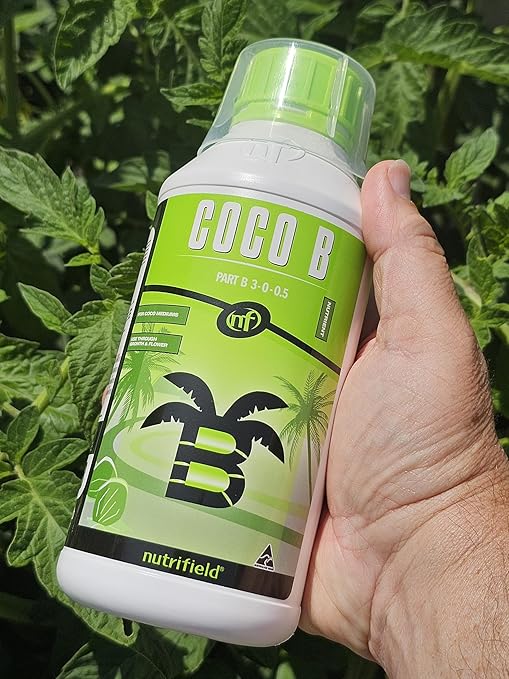 Nutrifield Coco Coir Mega Brick + Coco A&ampB Liquid Plant Nutrients 500ml