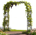 Garden Arch Trellis 87in H x 16in L Large Garden Arch Arbor Trellis for Climbing Plants Outdoor Plant Support for Cucumber Grape VineTall Metal Gardens Archway for Lawn Party Ceremony