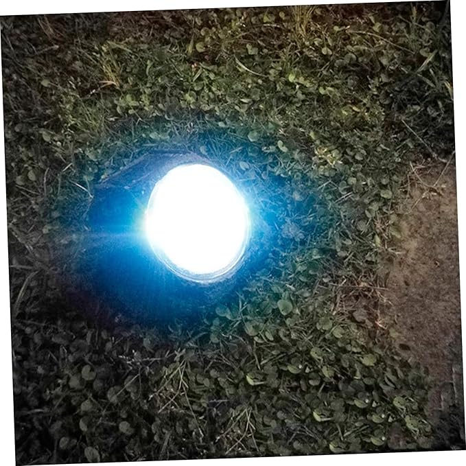 ARTIBETTER 2pcs Led Solar Power Spotlight for Outdoor Garden Decor Stone Shape Lawn Lamp High Brightness and Energy-Saving