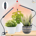 Game Changer! FECiDA 2026 3Pack 9 Watt Power Draw NO Need Adapter Clip Grow Lights for Small Indoor Plants Bonsai 4/8/12H Timer Enough Bright Like Sun for Your Plants