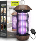 Bug Zapper Indoor Outdoor Electric Mosquito Zapper 4200V USB Powered Plug-in Works with Adapter or Power Bank No Built-in Battery 365-395nm LED Bug Light ABS Shell for Home Patio Camping