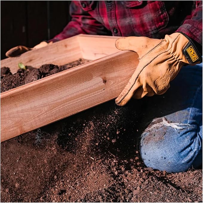 Wood Garden Sieve Soil Tool Gardening Soil Sifter Dirt Mesh Portable Garden Tools for Plant Bonsai Stone Sifting Sand Sand Sieve Strainer