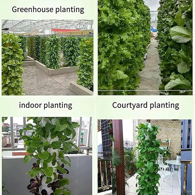 Garden Hydroponics Growing SystemHydroponic Growing Sytem KitsGardening Indoor Grow SystemVertical Grow Towerfor Fresh Herb GardenFruitsVegetablePlant Tower-//
