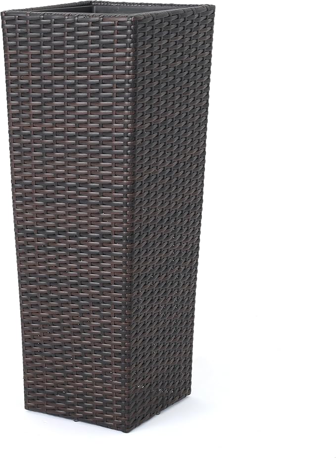 Rattan Flower Pot Brown