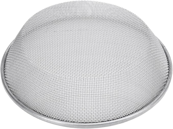 Gardening Sand Soil Compost Sifter Round Garden Soil Sieve Pan Sand Sifter Set with Gloves Stainless Steel Rock Garden Sieve Soil Sifter Gardening Strainer Soil Sifting Pan