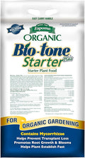 Espoma Organic Bio-Tone Starter Plus 4-3-3 Natural &amp Organic Starter Plant Food with Both Endo &amp Ecto Mycorrhizae 25 lb. Bag The Ultimate Starter Plant Food