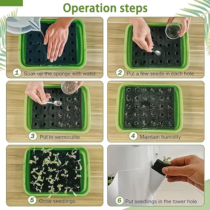 5/7/9-Tier Vertical Hydroponic Growing System - Space Saving Indoor Herb Garden Kit for 20-36 Plants Soilless Aeroponic Tower for Lettuce Basil Strawberries (Black 9-Level Garden)