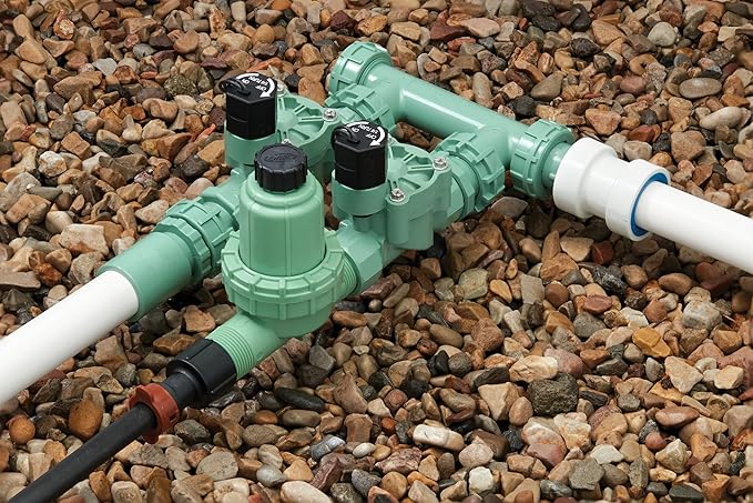 Orbit 2 Pack 2-in-1 Drip Irrigation Filter and 30 PSI Pressure Regulator - Micro-Irrigation Valve - Water Flow Reducer
