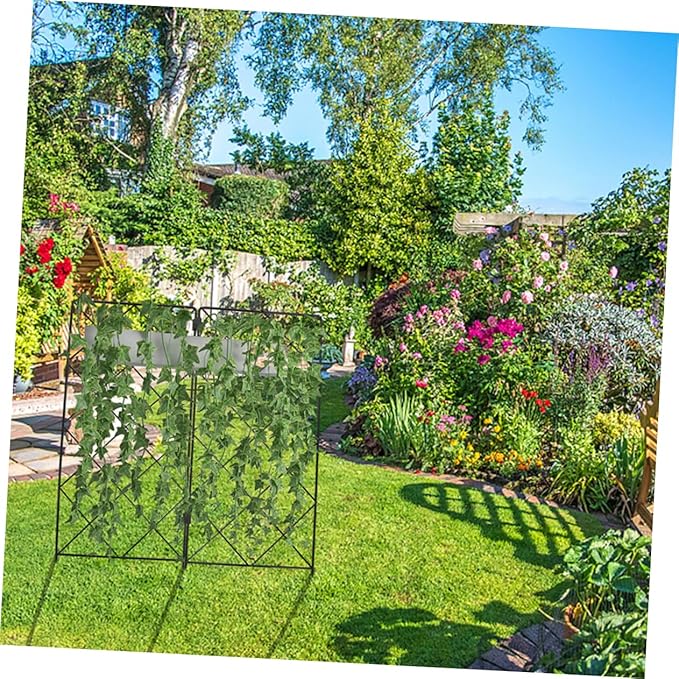 2pcs Garden Trellis for Climbing Plants Plant Support Stand for Vines and Flowers Folding Gardening Rack for Use