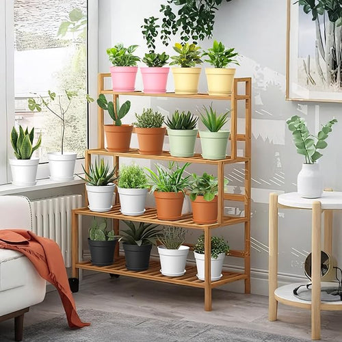 20 Pack 6 Inch Plant Pots with Drainage and Saucers White Plastic Flower Pots for Indoor and Outdoor Plants Stackable Nursery Planters for Houseplants and Herbs Colorful