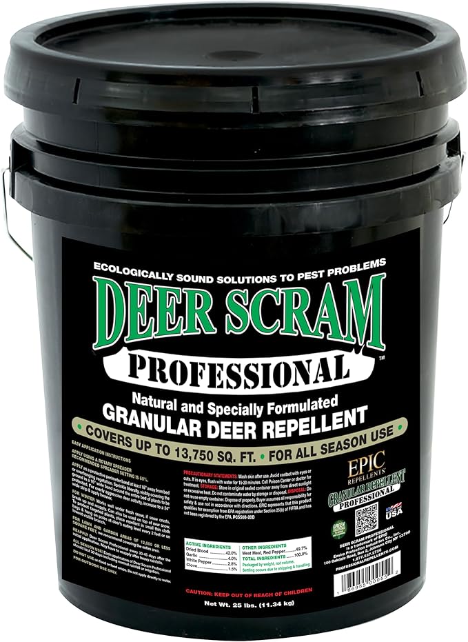Epic Deer Scram Professional Repellent 25lb Bucket