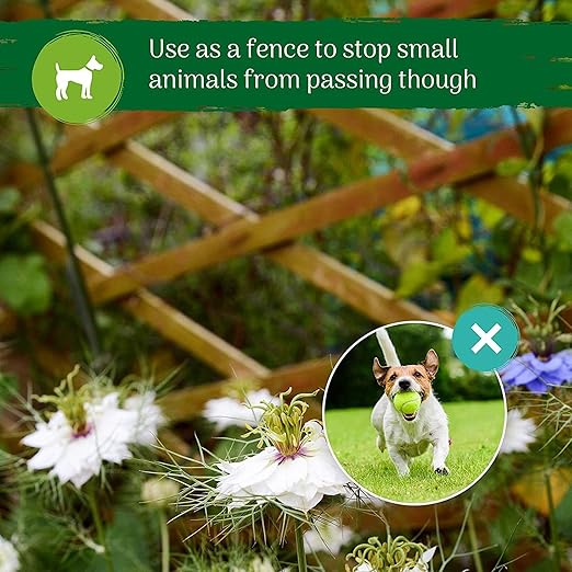 Milltrip Expandable Wooden Plant Trellis Interlocking Lattice Fence Panel for Climbing Roses Ivy &amp Garden Screening Pine Grid