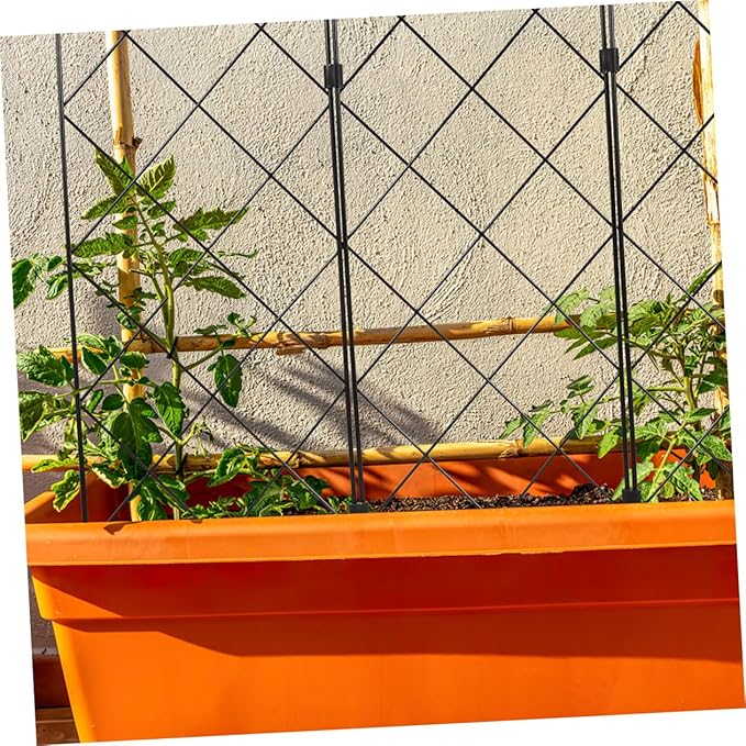 YARNOW 5pcs Folding Garden Trellis for Climbing Plants Plant Support Stand for Indoor and Outdoor Use Easy to Install Each for Potted Flowers and Vines
