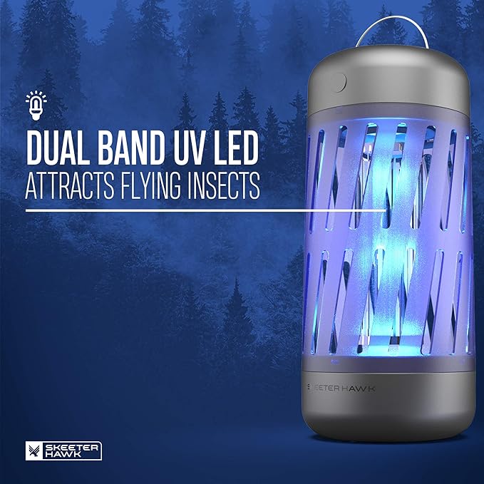 SKEETER HAWK Mosquito Zapper | Plug-In All-Natural Outdoor Bug Killer