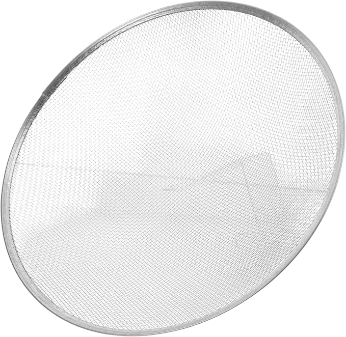 Garden Sifting Pan Iron Soil Sieve for Home Outdoor Use Efficiently Filters Sand Rocks and Compost for Gardening Tasks and Soil Preparation