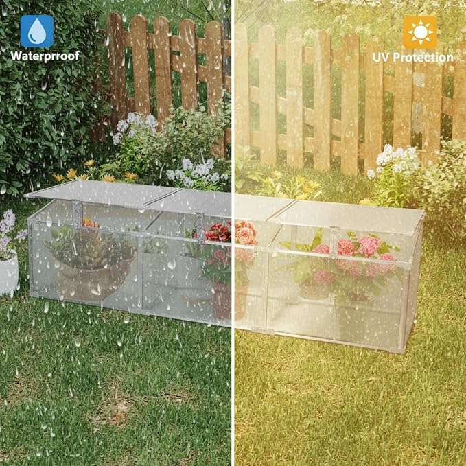 Mini Polycarbonate Greenhouse for Outdoors