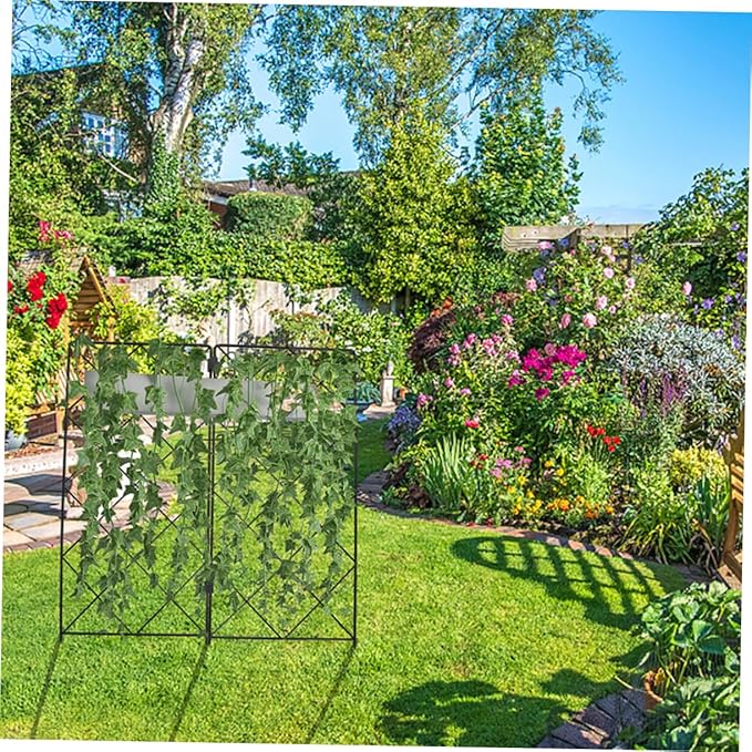 BESPORTBLE 2pcs Durable Plant Climbing Frame Garden Trellis for Support of Climbing Plants Flowers and Vines Wide High