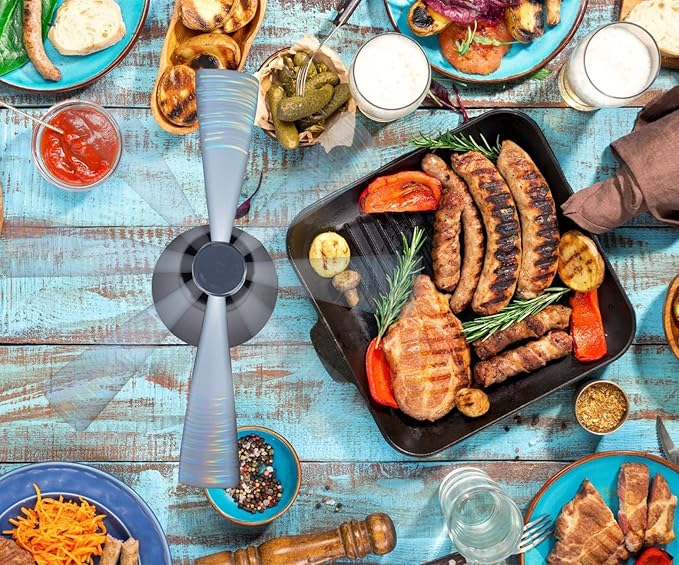 Food Fan for Outside RestaurantsOutdoor Picnic TablePortable Table Fans