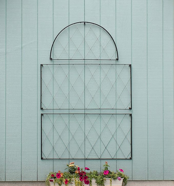 Achla Designs Oxfordshire Wall-Mounted Garden Trellis- 2 Pieces