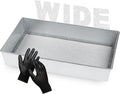 Soil Sifter Wide Size (17.5 x 11.5 inches) with 1/8-inch Mesh Garden Sieve for Dirt Sand Rocks and Compost