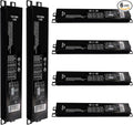 OHLECTRIC Ballast T8 4-Lamp (6-Pack) Replacement for Robertson IEA432T8120N Electronic Fluorescent Ballast for 3 or 4 T8 Fluorescent Lamps Between 17W-32W or 3 F40T8 Lamps Instant Start 120V