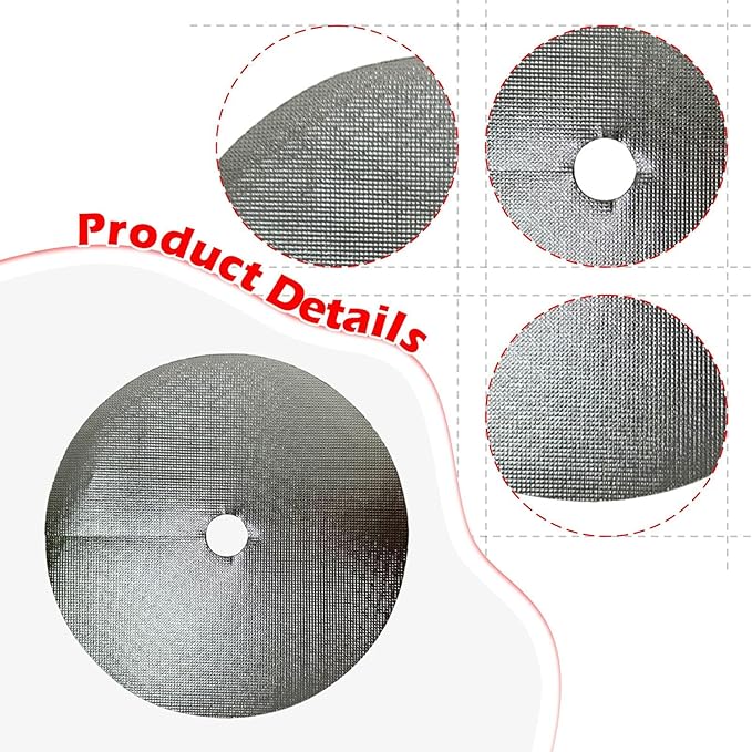 10x Tree Mulch Rings Weed Barrier Fabric with 2.76 Hole Gardening Thickened Plant Cover Breathable Non Woven Tree Protector Argent