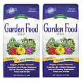 Espoma 10-10-10 Garden Food 6.75-Pound Bag Promotes Growth in All Flowering Plants Trees Shrubs and Vegetables. Granular for Easy Application. Pack of Two.