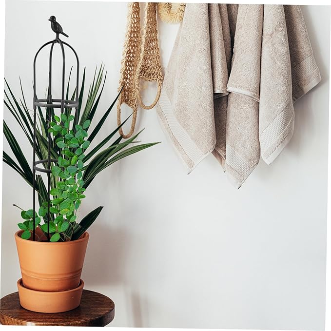 Black Plant Vine Climbing Rack Height Reusable Garden Trellis for Indoor and Outdoor Climbing Plants Supports Vines Orchids and Flowers