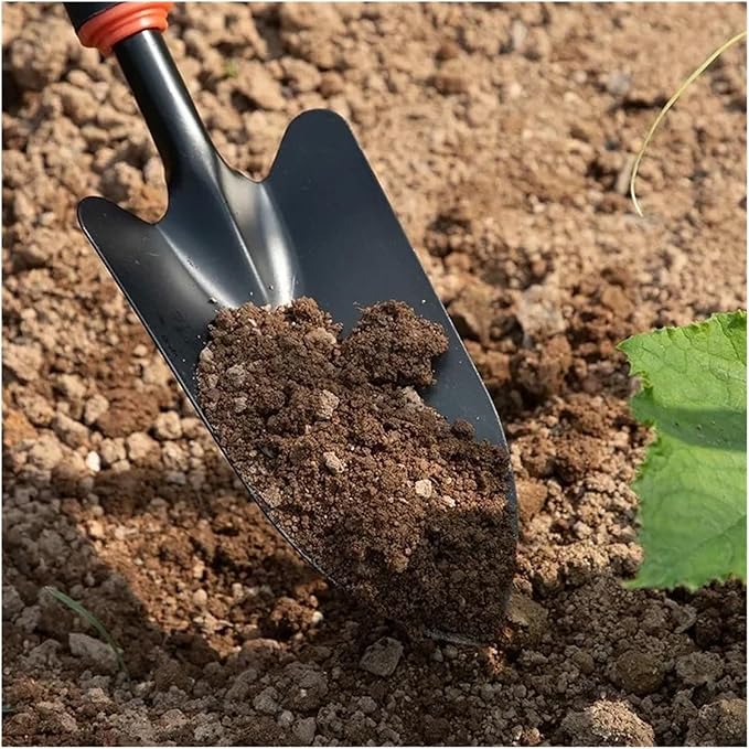 5-Piece Garden Tool Set: Shovel Pruner Hoe Rake