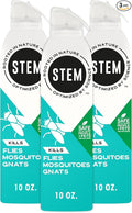 STEM Kills Flies Mosquitoes And Gnats: Plant-Based Active Ingredient Bug Spray Botanical Insecticide For Indoor And Outdoor Use 10 fl oz (Pack Of 3)