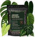 AROID Potting Mix/Premium Soil for Monstera Philodendron Alocasia Anthurium – Chunky Optimally Aerated Soil – Organic &amp Ready to Use – Supercharges Root and Foliage Growth (8 QTS)