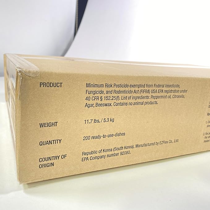 Bird Barrier Optical Gel Bird Deterrent – 200 Pack All-Natural Bird Gel – Deters Most Species Including Pigeons Woodpeckers Gulls Crows Starlings – Ideal for Ledges Balconies Signs Equipment