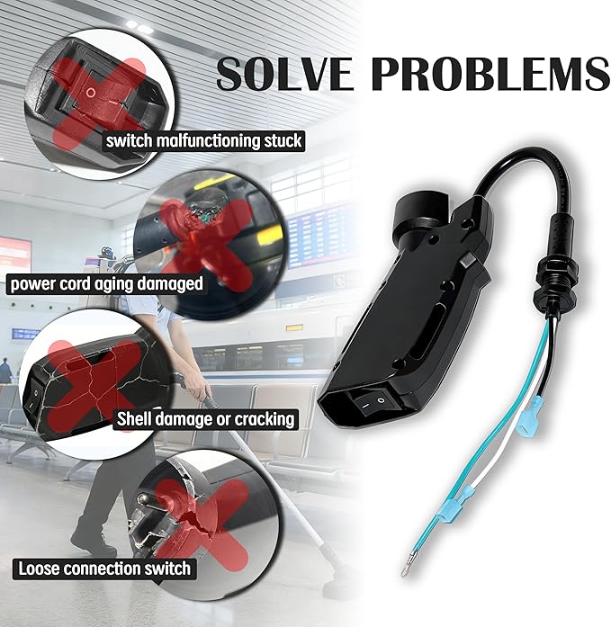 836225 Switch Box Assembly Compatible with ProTeam Super Coach Pro 10 &amp Pro 6 Backpack Vacuums Switch Box Full Assembly