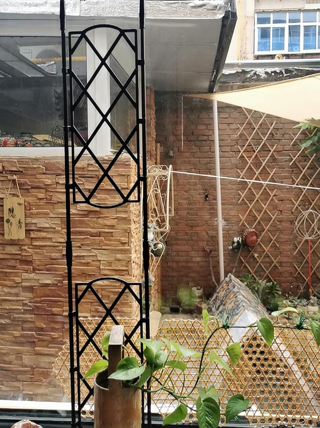 Garden Trellis for Climbing Plants W 6.2/18.3 Plant Support Screen Trellis for Flowers Vine Vegetable Indoor Outdoor(Size:135CM-53.1inchColor:16CM-6.2inch)