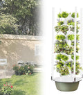 Hydroponic Tower Hydroponics Growing System Tower Vertical Garden Planter Indoor Smart Garden Kit Hydroponics Growing System Kit Tower with Pump and Grow Light9Layer