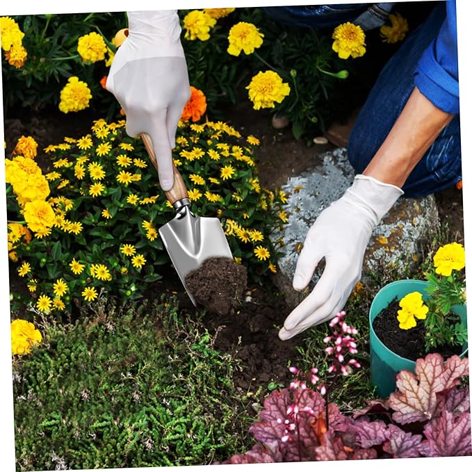 BESPORTBLE Garden Tool Set with Comfortable Grip Durable Stainless Steel and Variety of Shovels Gardening Kit for Women and Garden Enthusiasts