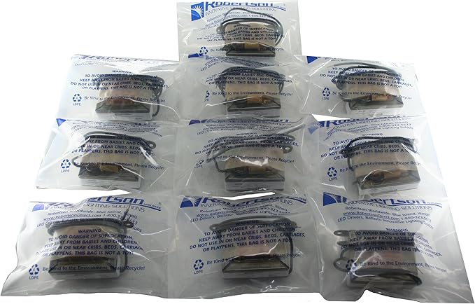 ROBERTSON 2P10072 04827P AM Quik-Pak of 10 Fluorescent Magnetic Ballasts for 1 CFT5W/G23 CFT7W/G23 CFT9W/G23 or CFQ9W/G23 CFL Lamp Preheat Start 277Vac 60Hz Normal Ballast Factor NPF