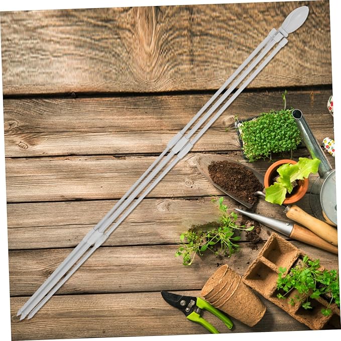 White Garden Trellis Climbing Plant Stand Four-Legged Vine Support for Potted Plants Outdoor Vegetable and Flower Growth