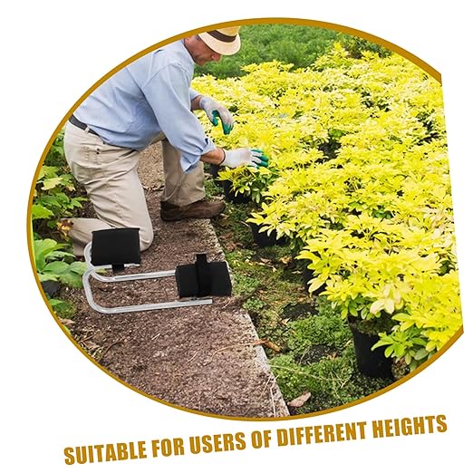 Gardening Kneeler Seat Kneeling Brace for Gardening Foam Pad Knee Pad Lightweight Kneeling Stool Dual-use Storage Bench