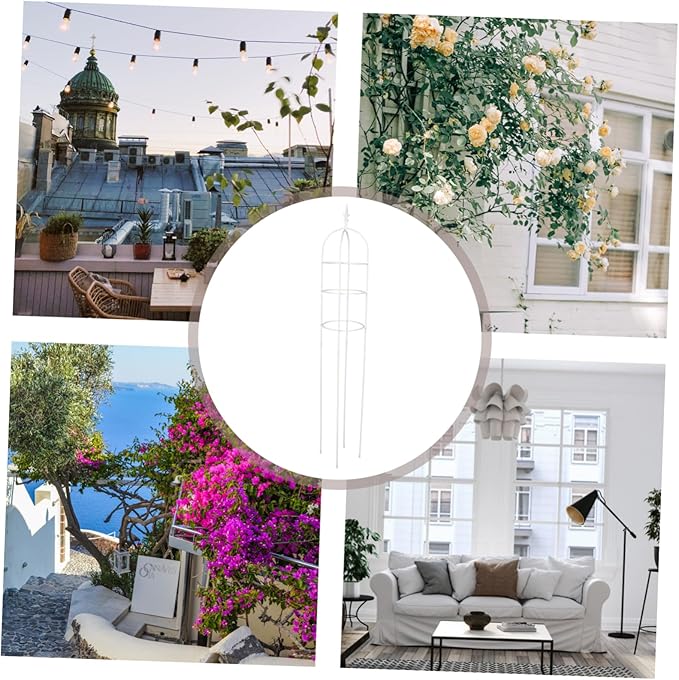 Metal Climbing Frame Trellis for Garden Plant Support for Vines Roses and Durable Outdoor Obelisk Design for Healthy Plant Growth and Stability