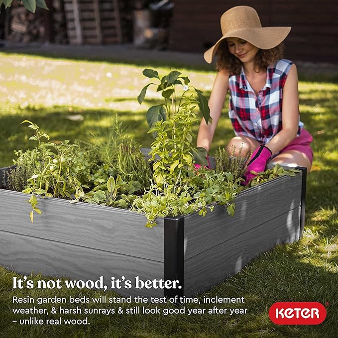 Keter Maple Raised Garden Bed