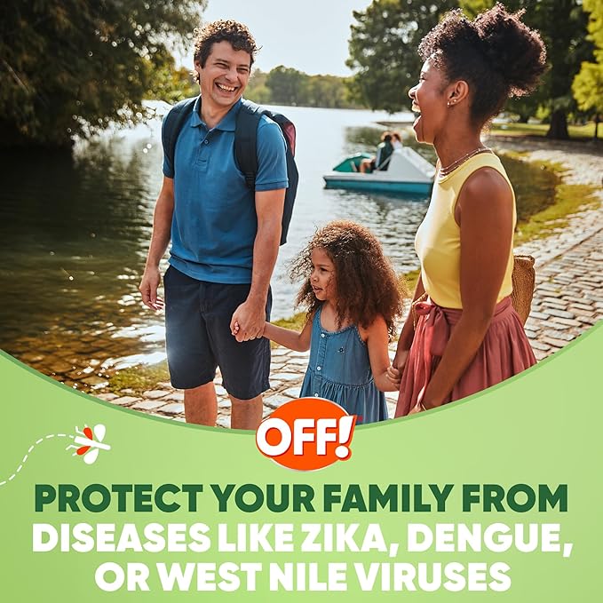 OFF! Deep Woods Dry Bug Spray Insect Repellent VIII Long Lasting Outdoor Protection from Mosquitoes and Ticks 4 Ounce (Pack of 3)
