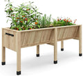 Wood Plant Growing Bed Large with Hook - Raised Garden Bed