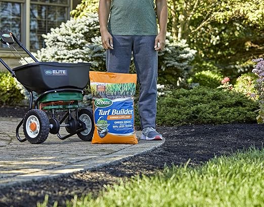 Scotts Turf Builder Summer Lawn Fertilizer Plus Water Maximizer Safe for All Grass Types 12000 sq. ft. 28.26 lbs.