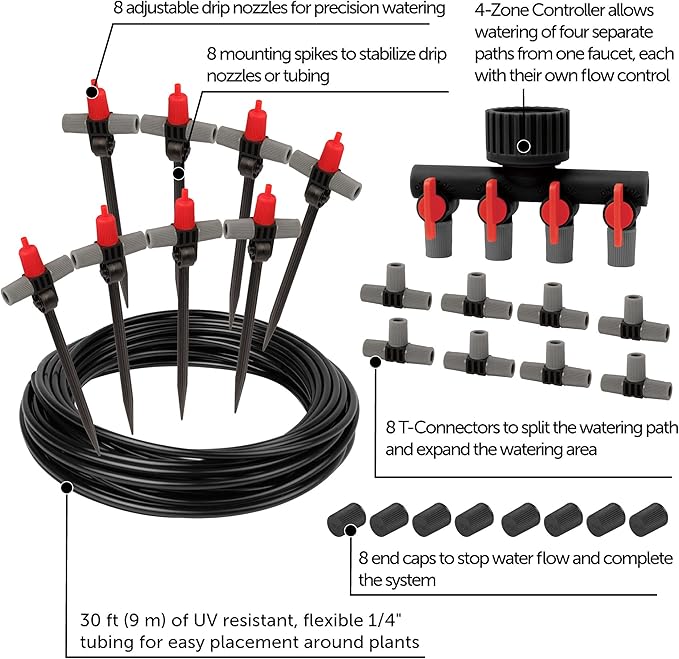 Eden 99942 Micro Drip Irrigation Kit