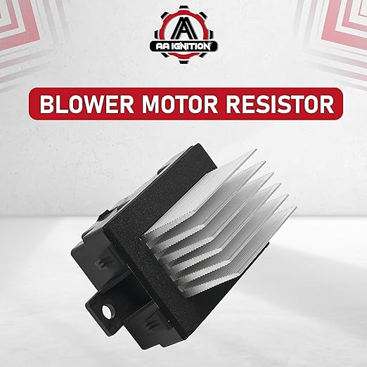 HVAC Blower Motor Resistor - Compatible with Ford Lincoln and Mercury - Replaces 973-057 6E5Z19E624AA 8E5Z19E624A JA1712 4P1589 - Fusion 2010-2012 10-12 MKZ 2010 2011 Milan Dual Zone ATC