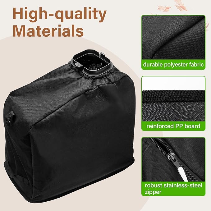 Leaf Bag Replacement Compatible with Ryobi Vacuum - RY40405 RY40405VNM 40V Vac Attack Leaf Blower Vacuum Mulcher Replaces for Ryobi Part # 205110001