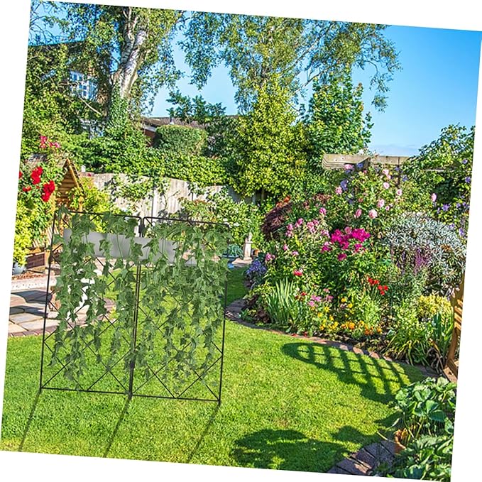 SUPVOX 2pcs Garden Trellis Support Bracket for Climbing Plants Gardening Supplies Plant Pole Rack Outdoor Indoor Raspberry Trellis