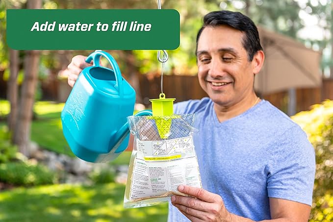 RESCUE! Outdoor Disposable Hanging Fly Trap - 18 Traps