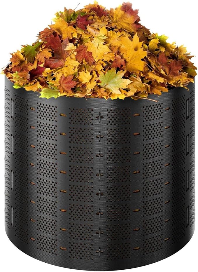Compost Bin 220 Gallon Outdoor Expandable Composter - Large Capacity Garden Bin for Fast Soil Creation